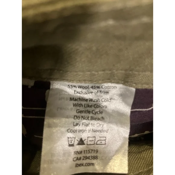 Men's Ibex Olive Chino Pants 38 - Picture 6 of 7
